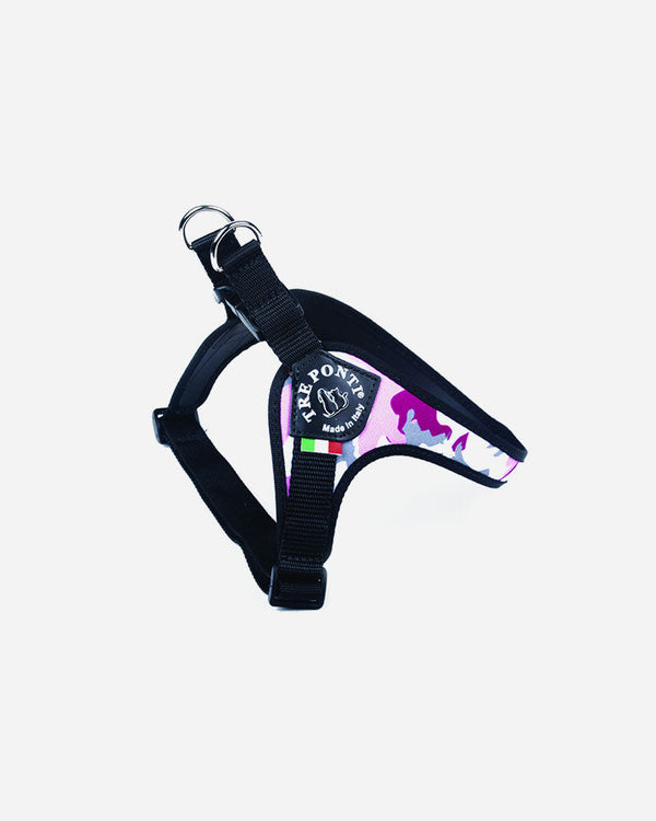 Tre Ponti mini harness - from 1kg-14kg - with adjustment - Pink Camo