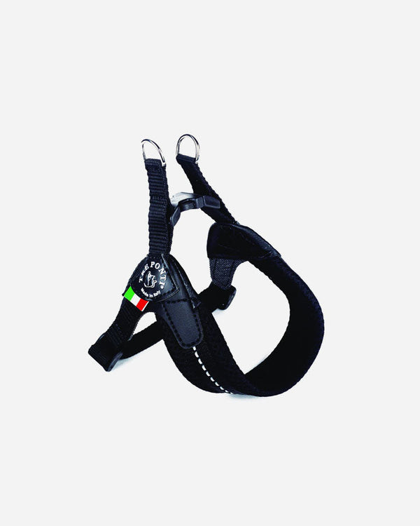 Tre Ponti Mini Mesh Harness - with adjustment - from 1kg-14kg - Black