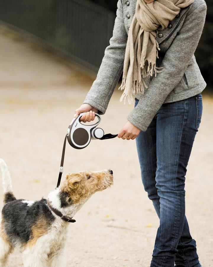 Walking the dog with Flexi Vario Multibox