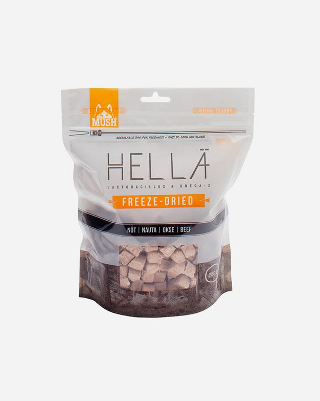 MUSH Hellä Freeze-Dried Beef - Dog Food - 250g
