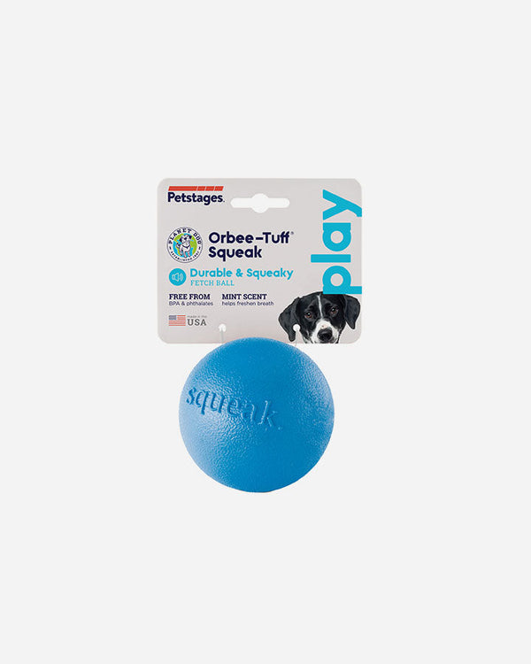 Planet Dog Squeak Ball - Blue