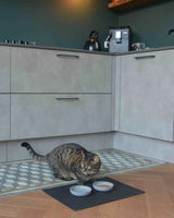 Place mat for food bowl and water bowl - Cat
