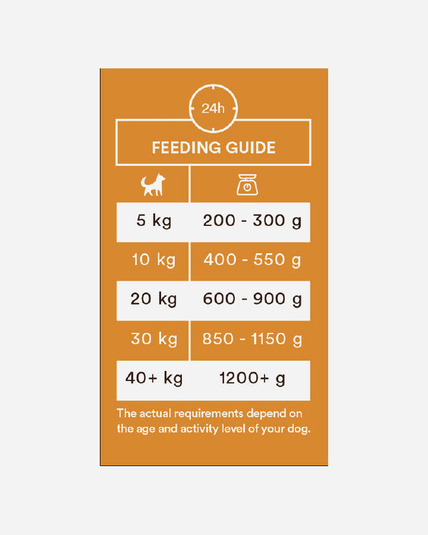 Monster Single Protein Duck - Feeding Guide