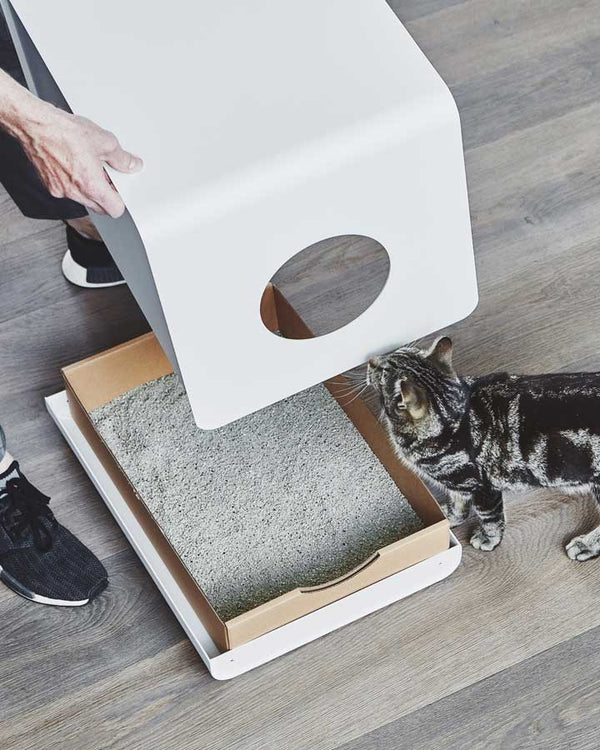 Cat Litter Box - Sito (White)