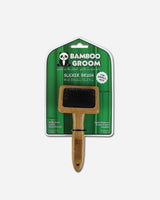Bamboo Groom Slicker Brush for Small Pets