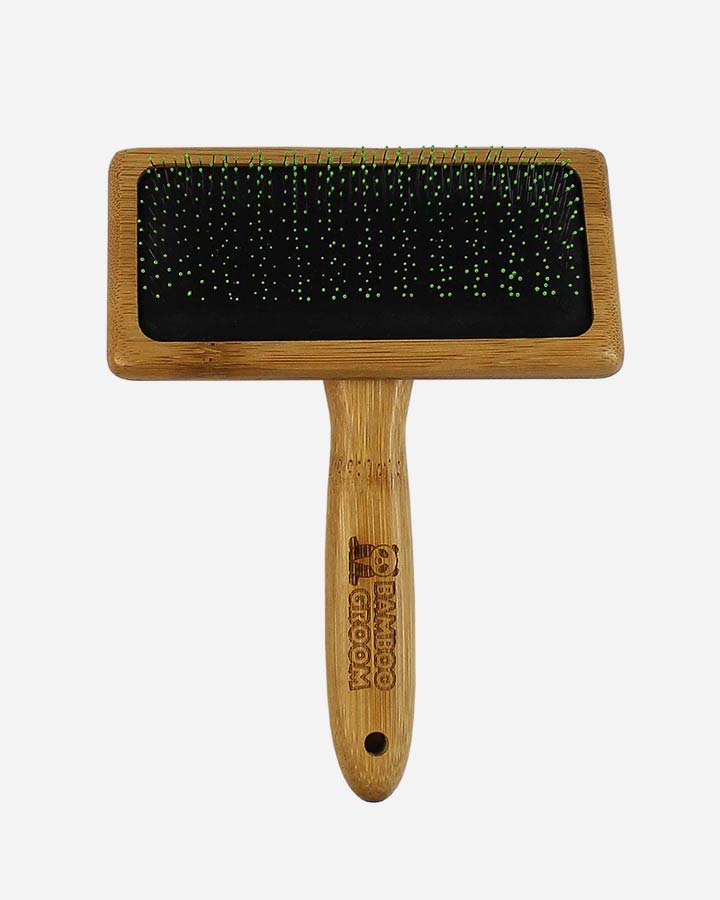 Bamboo Groom Soft Slicker Brush - Large