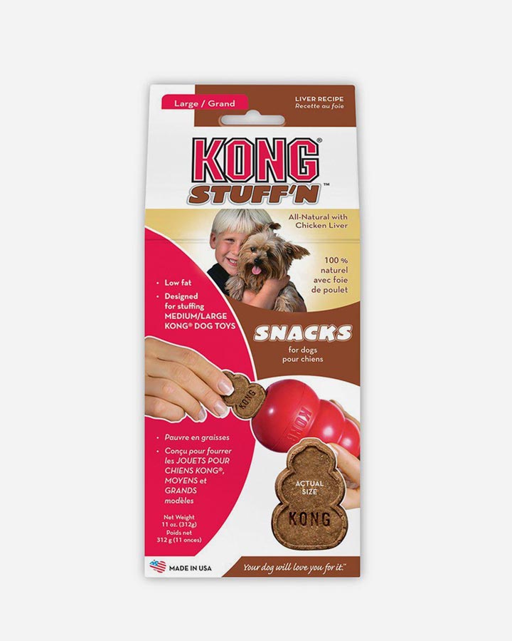 KONG Stuff 'N' Snacks Liver Recipe - Large