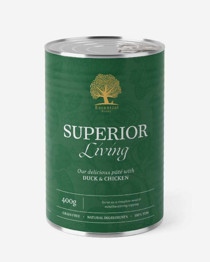 Essential Superior Living Pâté - Duck & Chicken (400g)