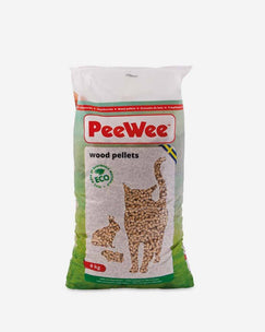 PeeWee Wood Pellets Biodegradable Cat Litter - 14 litres/9 kg